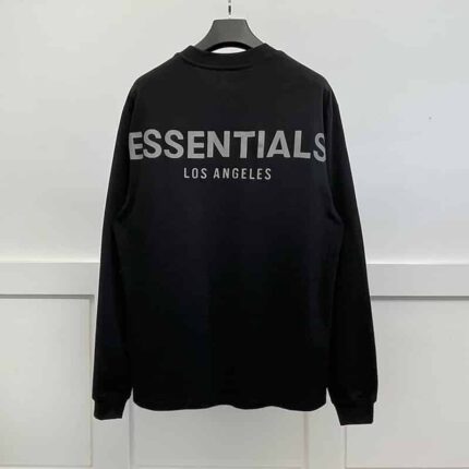 Essentials-Fear-of-God-Long-Sleeve-Shirt-Black