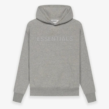 Kids Pull-Over Hoodie in Gray